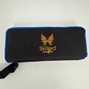 Skilled Crafter Leather Hole Punch Tool Kit Professional Belt Punch Blue